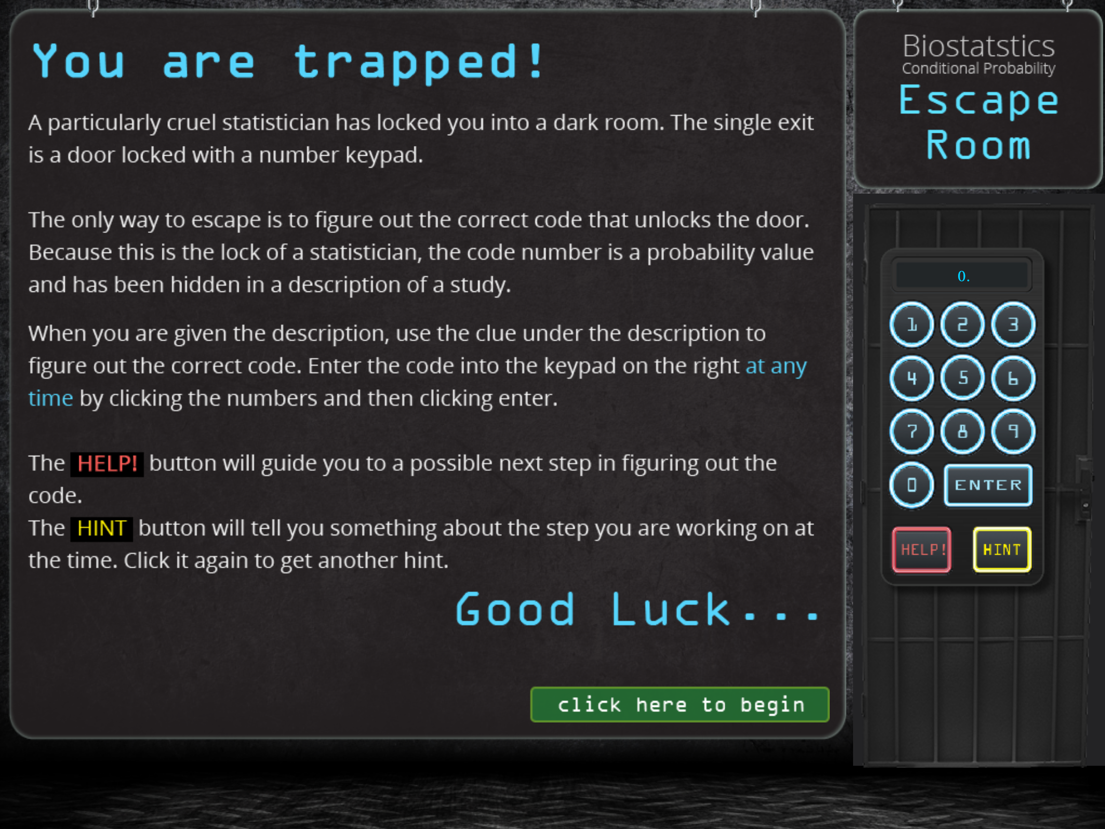 Escape Room Learning Activity Thumbnail